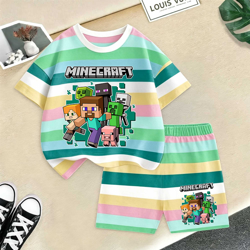 Baby Clothing Sets Boy - Minecrafted Girl boy Summer T shirt