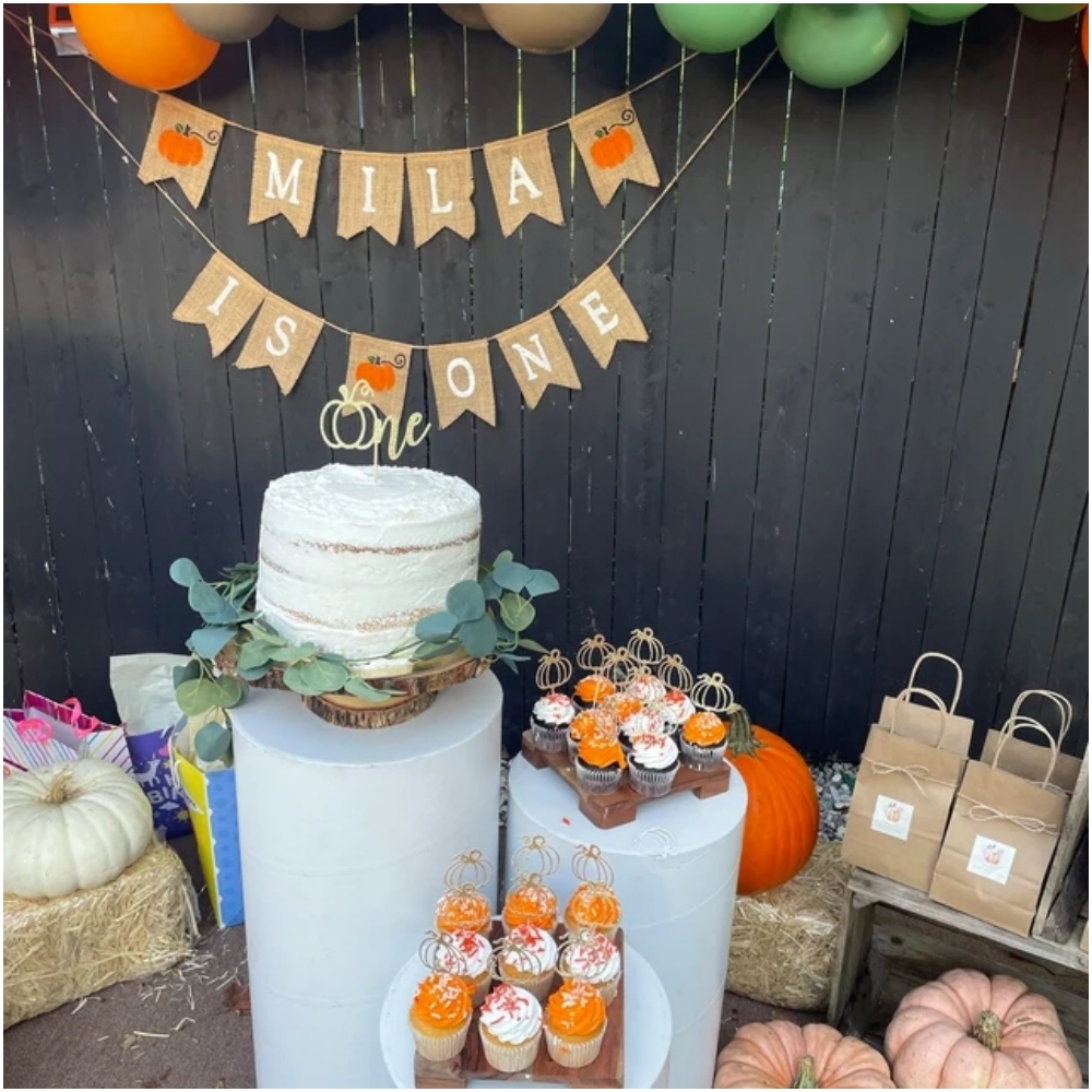 24pcs Pumpkin Cupcake Toppers  - مراجعة Baby Zebra Clothing وسعره
