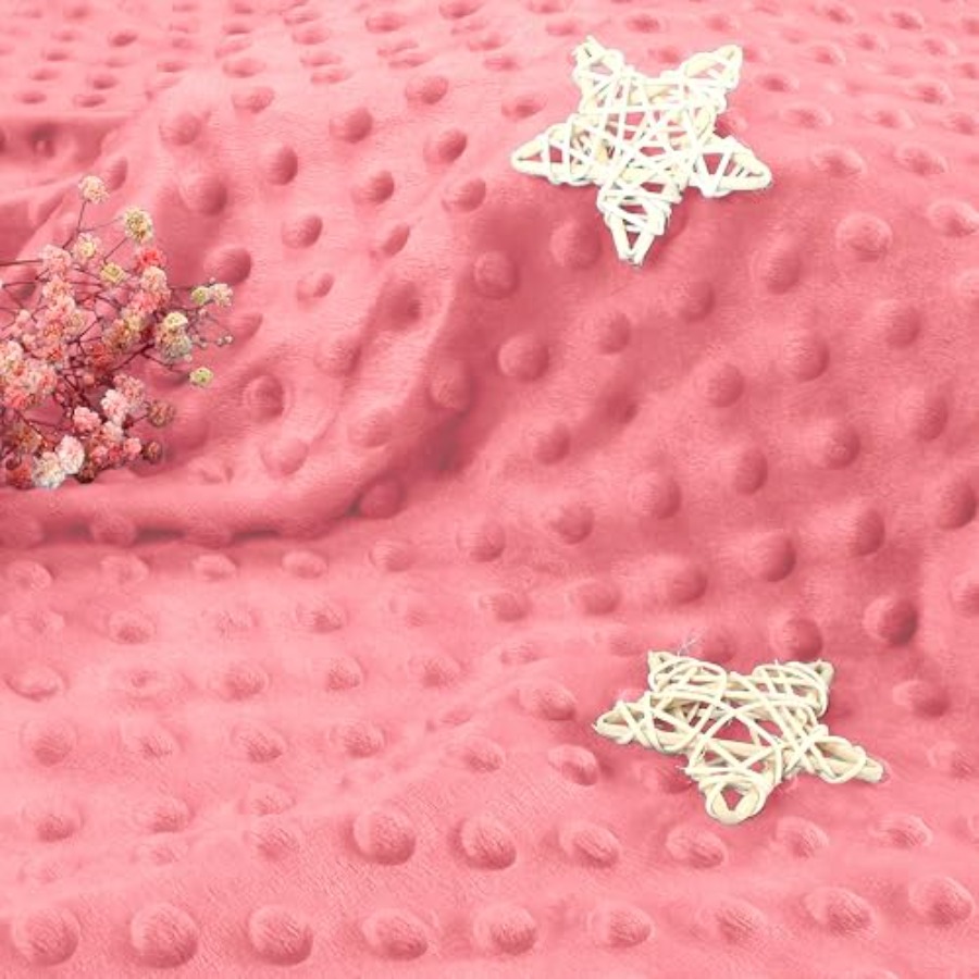 Minky Dot Fabric by The Yard x - مراجعة Baby X Clothing وسعره