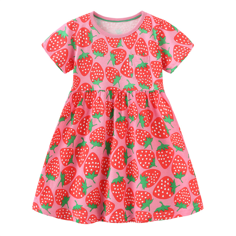 Jumping Meters Summer Strawber - مراجعة Baby Clothing Knitting Patterns وسعره