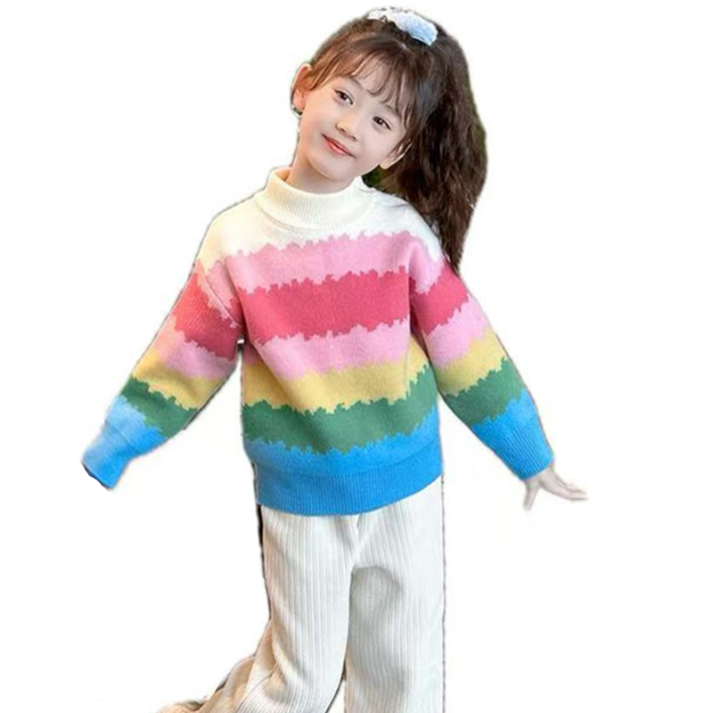 Sweet Girl Colorful Rainbow St - مراجعة Baby Clothing Knitting Patterns وسعره