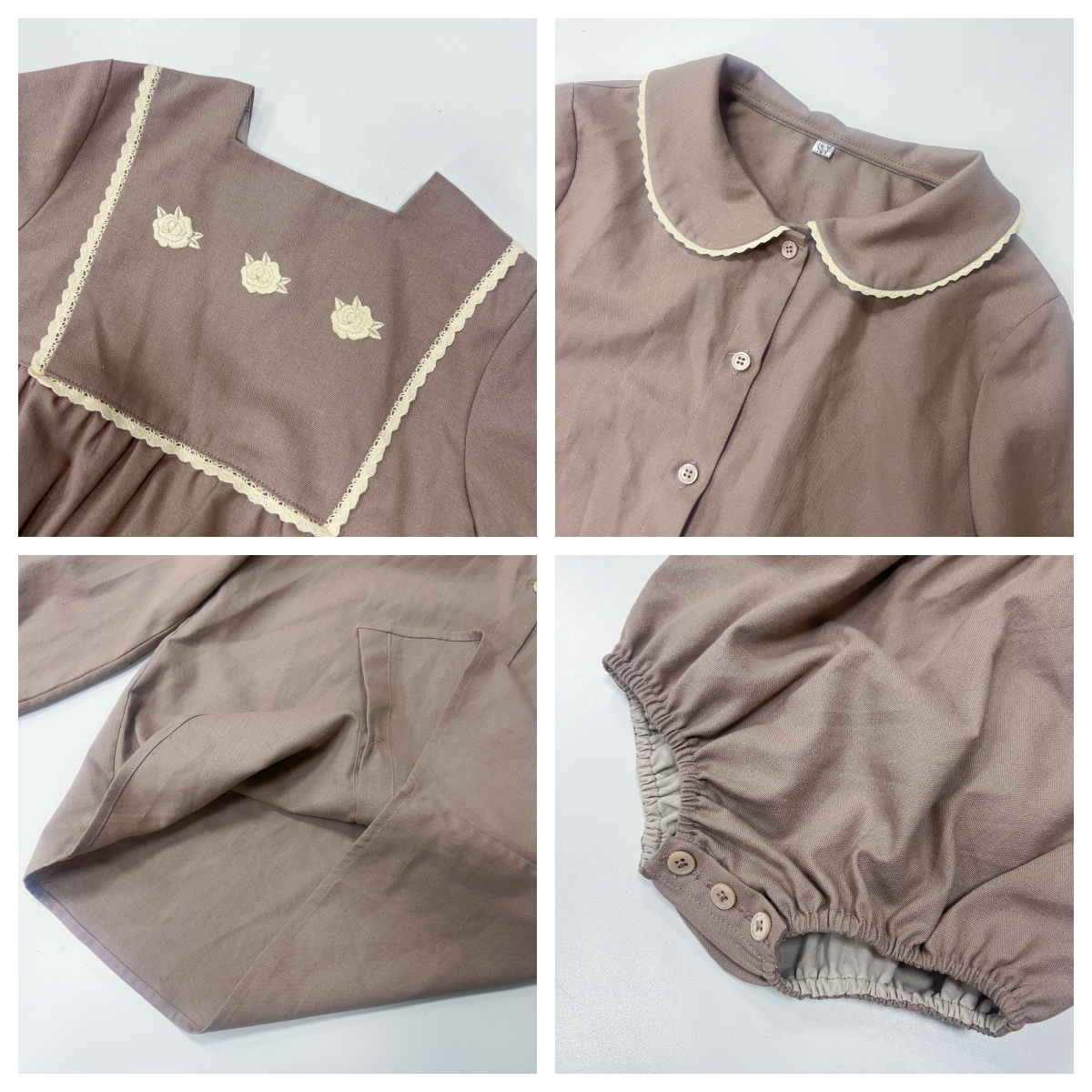 Kids Cotton Linen Clothes Embr - مراجعة Baby Clothing Quality وسعره