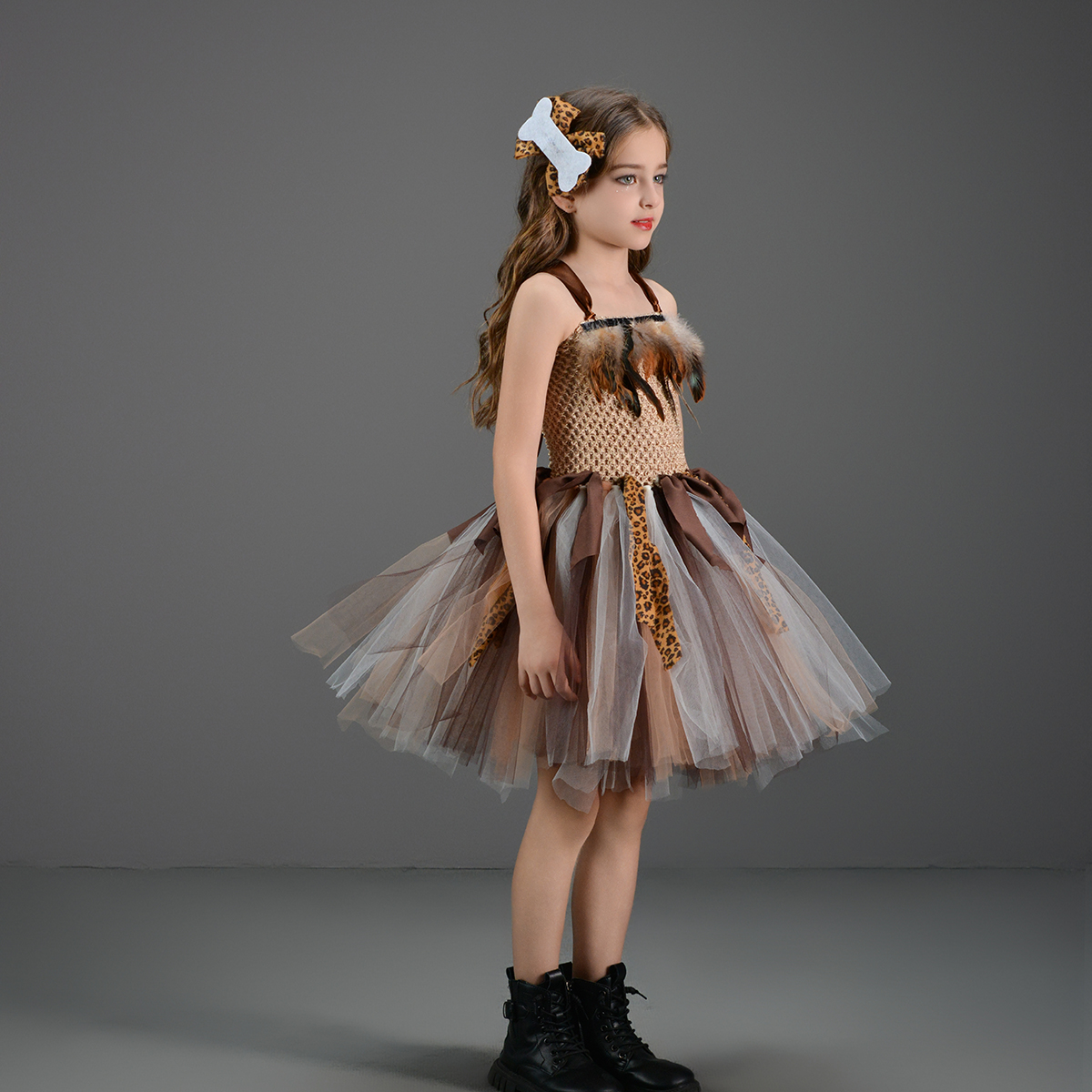 Cave Girls Costume for Kids Ha - مراجعة Baby Clothing Dresser وسعره