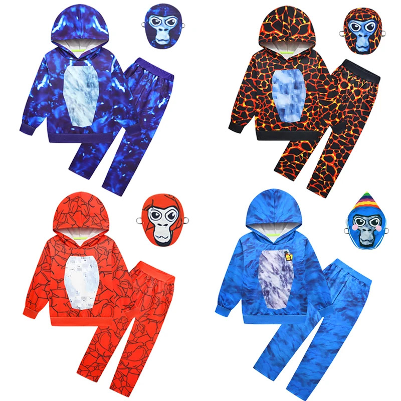 ♥ New 2025 Gorilla Tag Hoodie  - مراجعة Baby Clothing Sets Boy وسعره