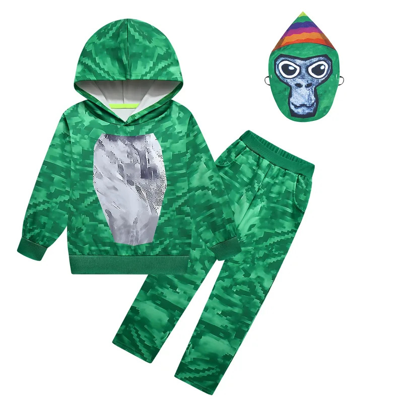 ♥ New 2025 Gorilla Tag Hoodie  - مراجعة Baby Clothing Sets Boy وسعره