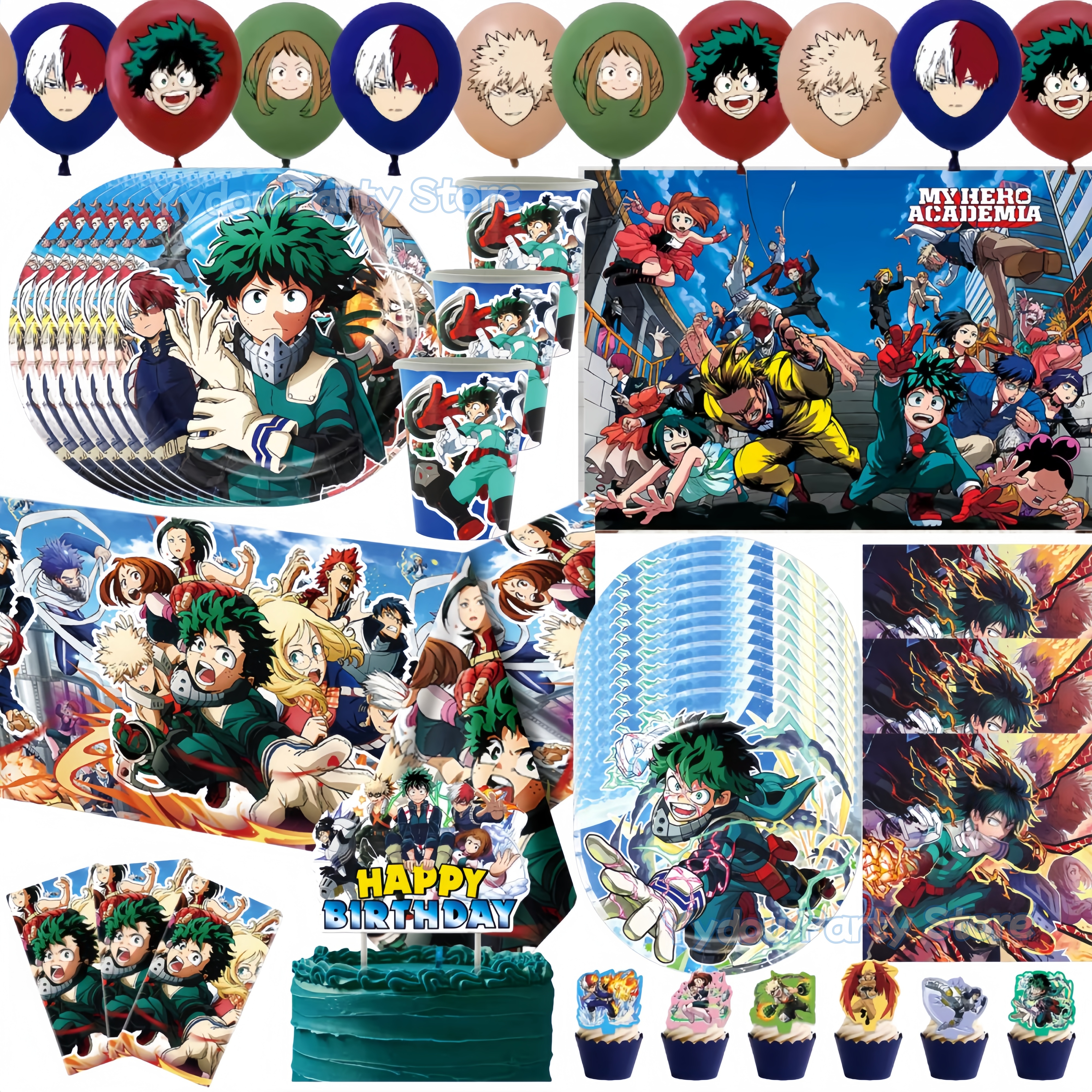 Hero Academiaed Birthday Party - مراجعة Baby Clothing Sets Boy وسعره