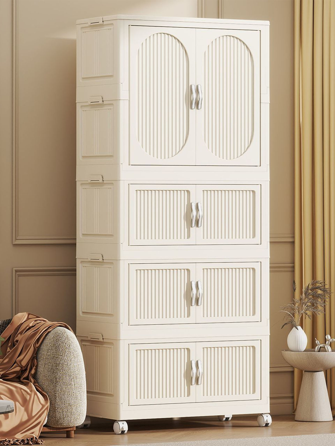 Simple wardrobe for home use b - مراجعة Baby Clothing Dresser وسعره