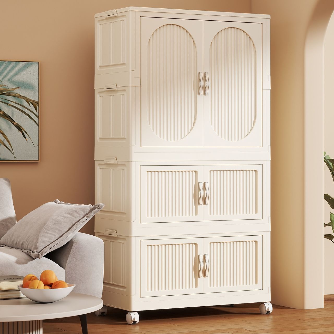 Simple wardrobe for home use b - مراجعة Baby Clothing Dresser وسعره