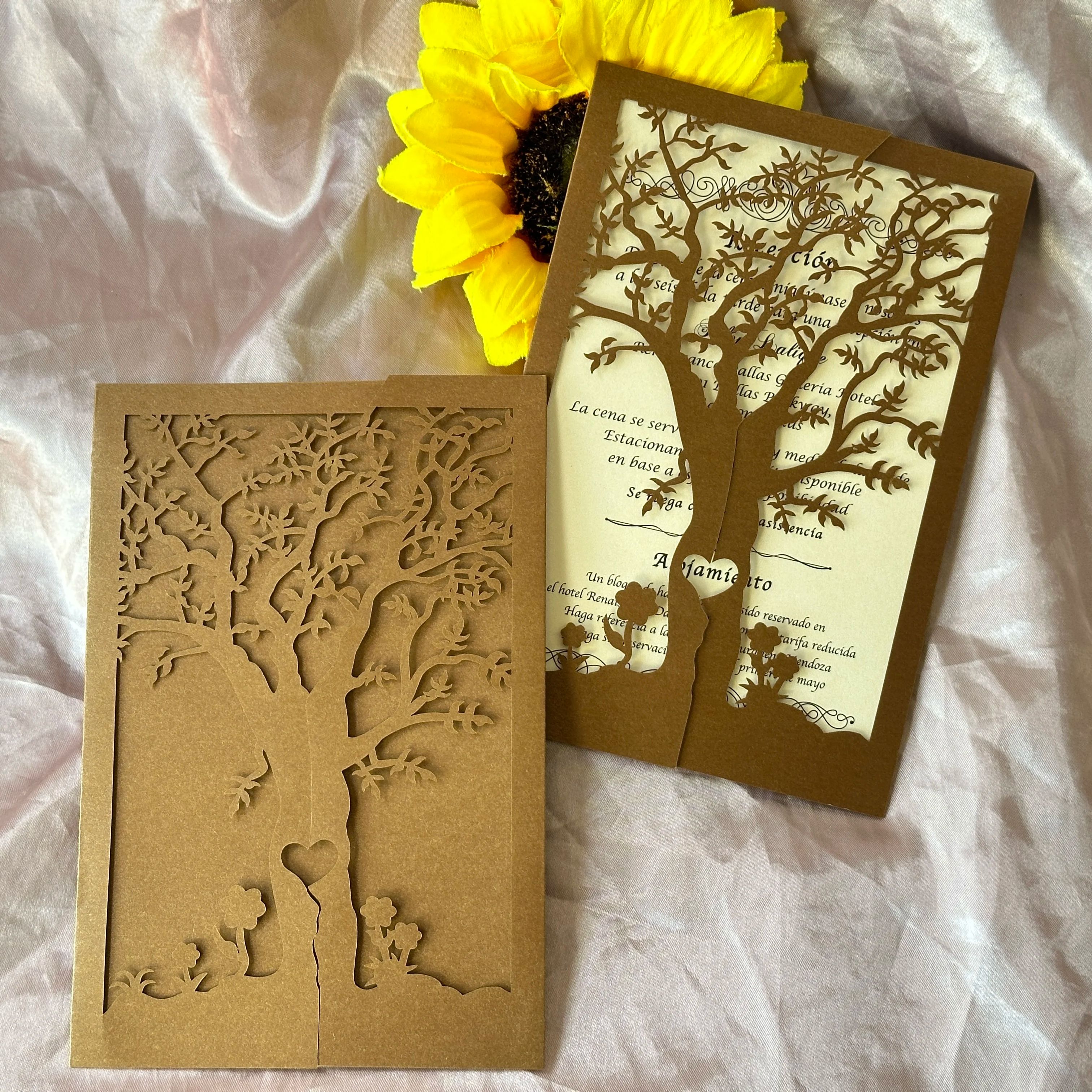 10pcs Elegant Laser Cut Tree W - مراجعة Baby Zebra Clothing وسعره