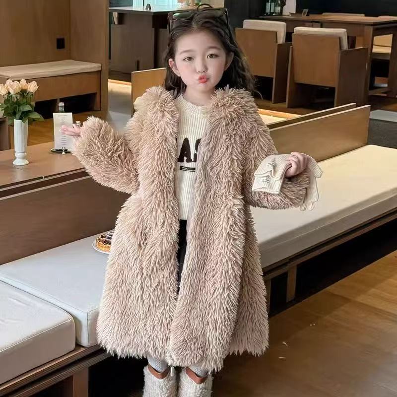 AutumnWinter Girls Fur Coat Ba - مراجعة Baby X Clothing وسعره