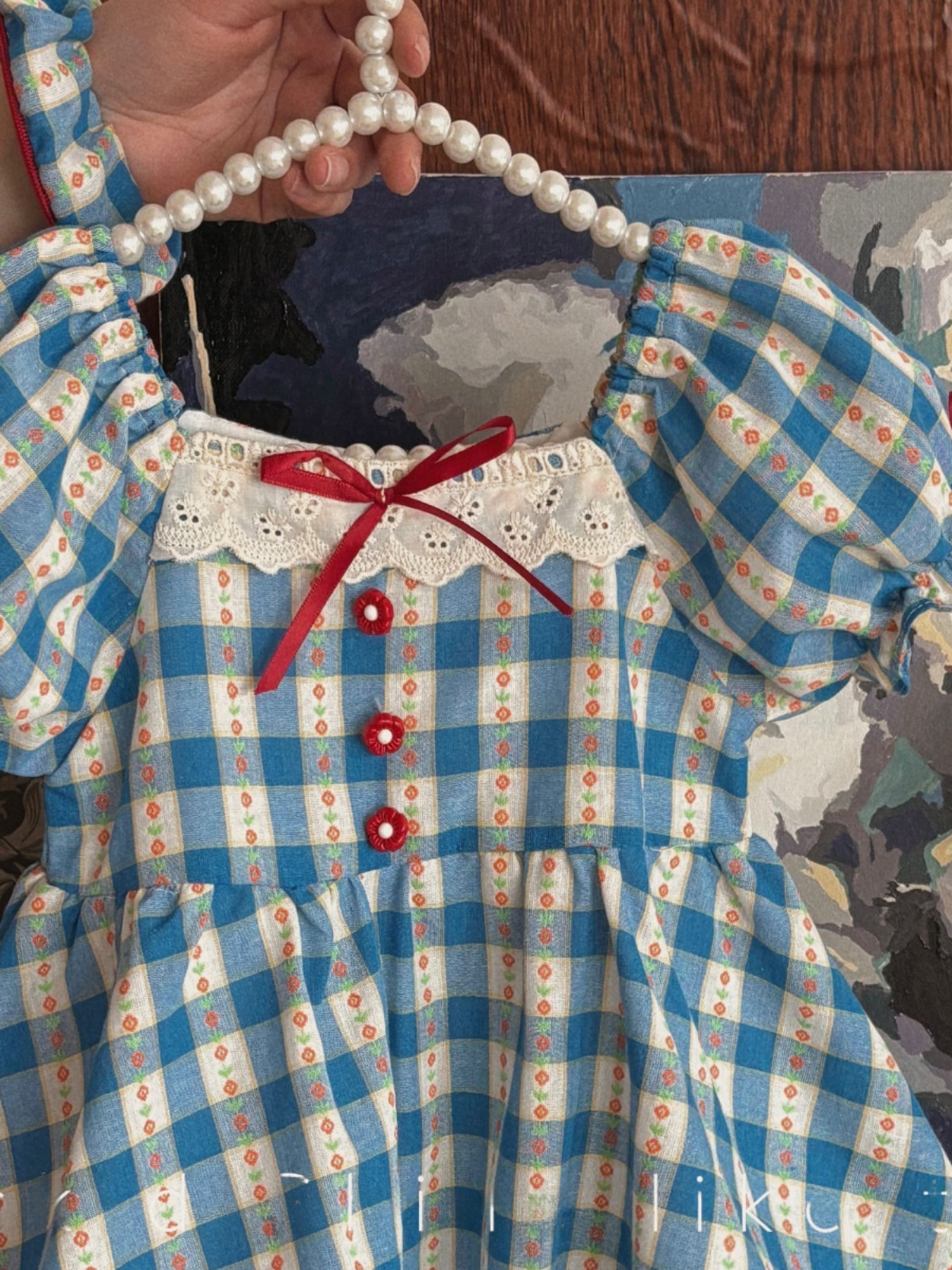 Girls Summer Plaid Dress Baby  - مراجعة Baby Clothing Dresser وسعره