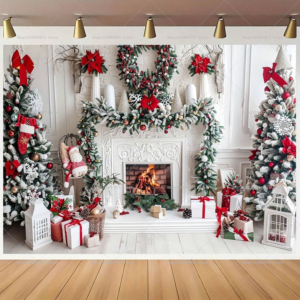 Merry Christmas Backdrops Wond - مراجعة Baby Zebra Clothing وسعره