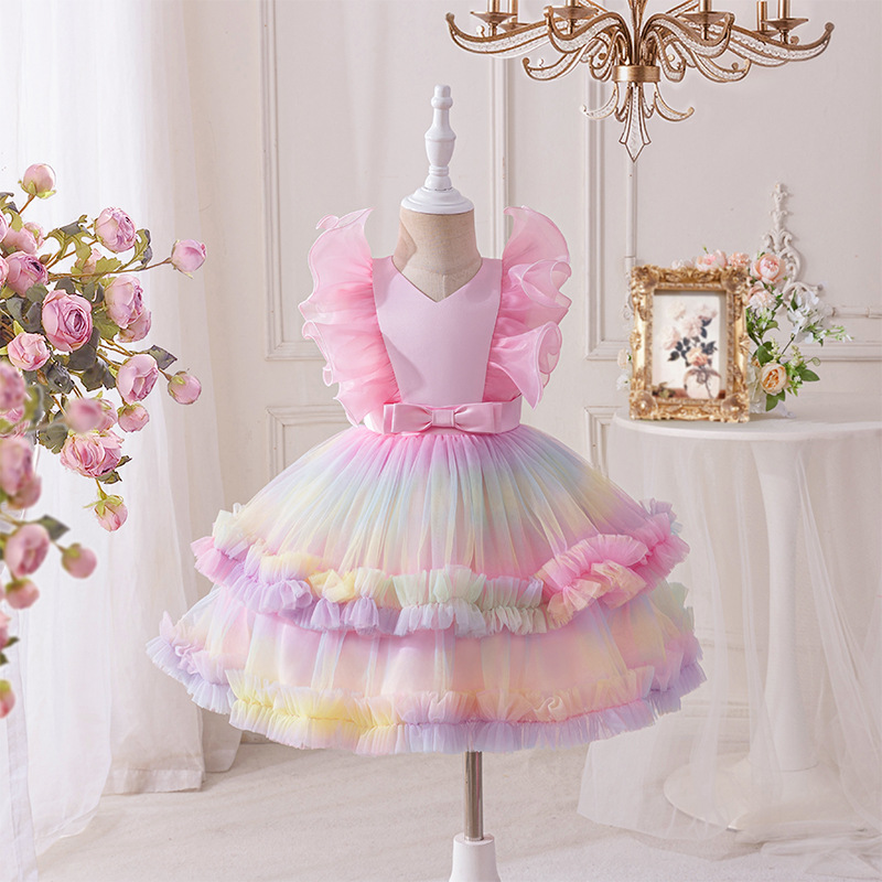 Baby New Mesh Princess Dress G - مراجعة Baby Clothing Dresser وسعره