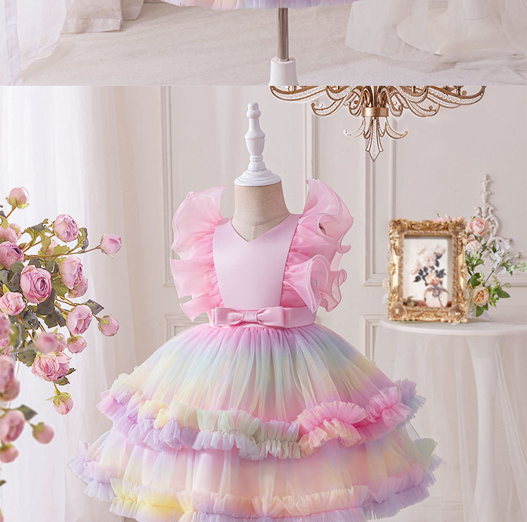Baby New Mesh Princess Dress G - مراجعة Baby Clothing Dresser وسعره