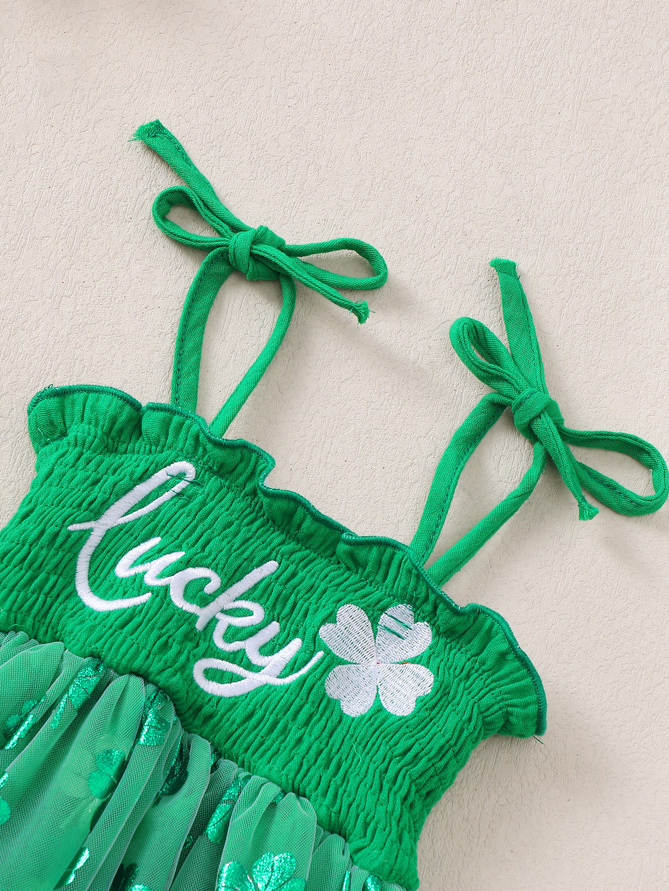 Green Four-leaf Clover Pattern - مراجعة Baby Clothing Knitting Patterns وسعره