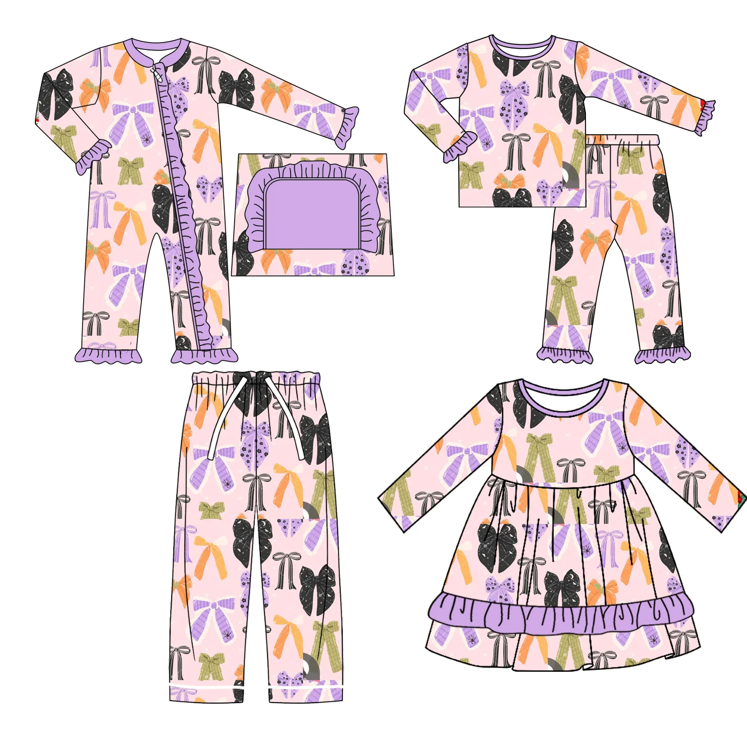 Halloween Girls Long Sleeve La - مراجعة Baby X Clothing وسعره