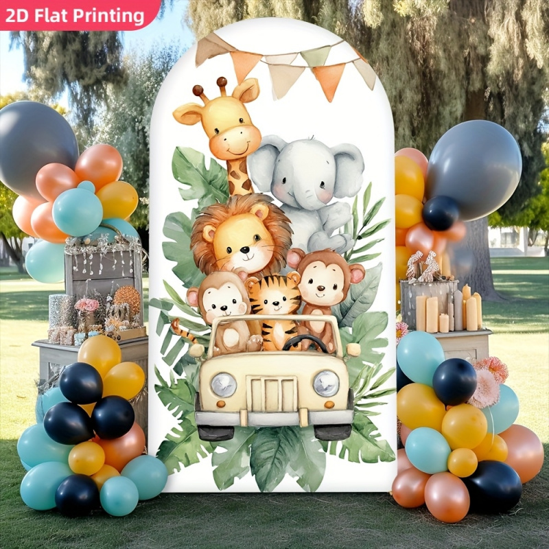 VIKAMA Arch-Shaped Canopy Anim - مراجعة Baby Zebra Clothing وسعره