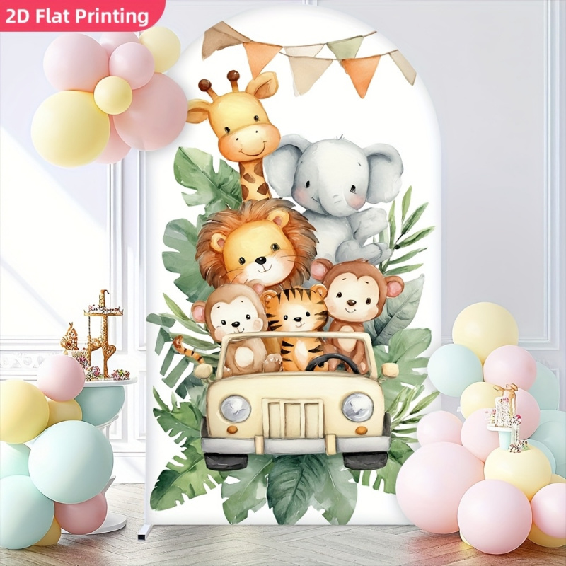 VIKAMA Arch-Shaped Canopy Anim - مراجعة Baby Zebra Clothing وسعره