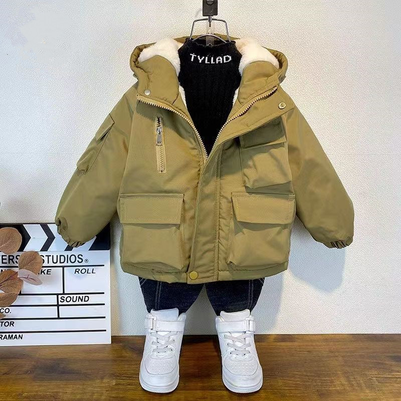 Kids Boys Plush Warm Jacket Ho - مراجعة Baby X Clothing وسعره