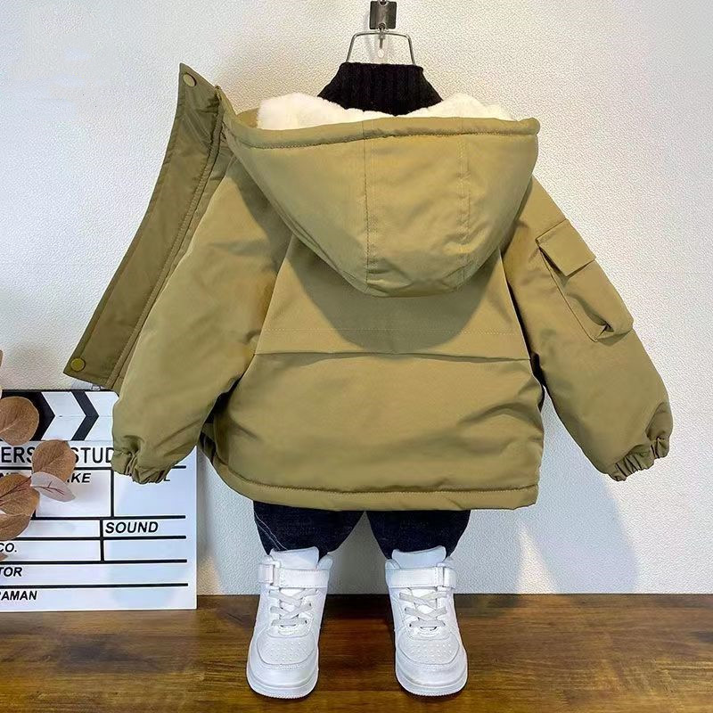 Kids Boys Plush Warm Jacket Ho - مراجعة Baby X Clothing وسعره