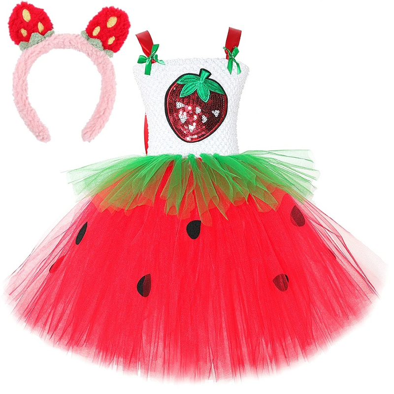 Sparkle Strawberry Costume for - مراجعة Baby Clothing Dresser وسعره