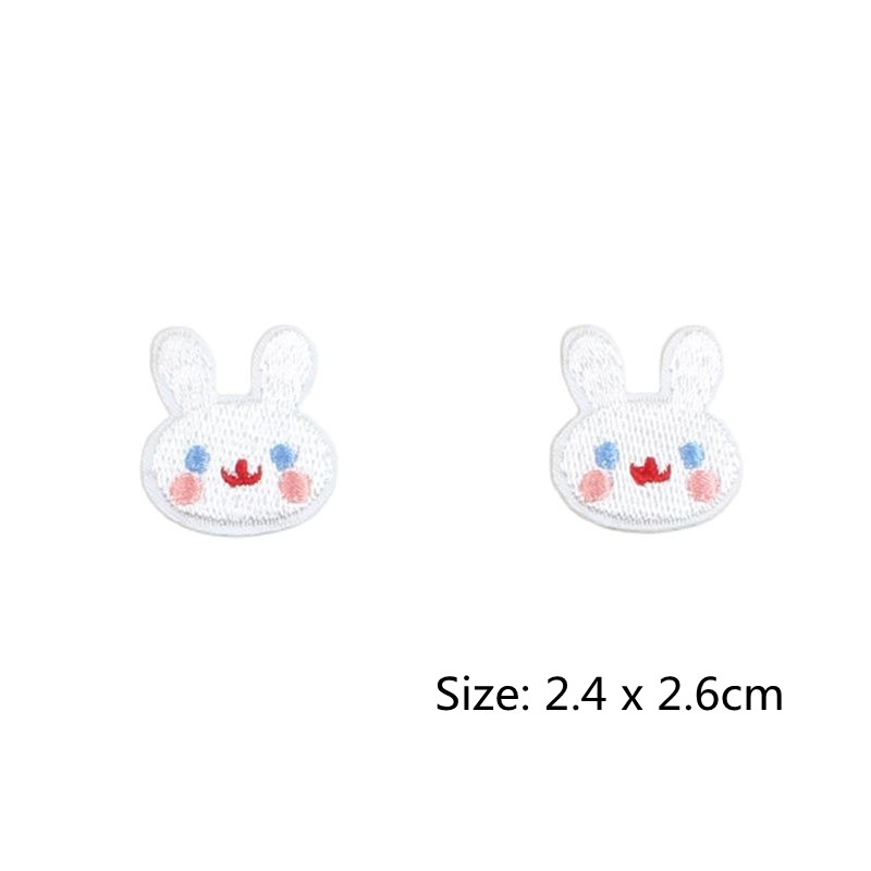 10pcs Iron On Rabbit Patches C - مراجعة Baby X Clothing وسعره