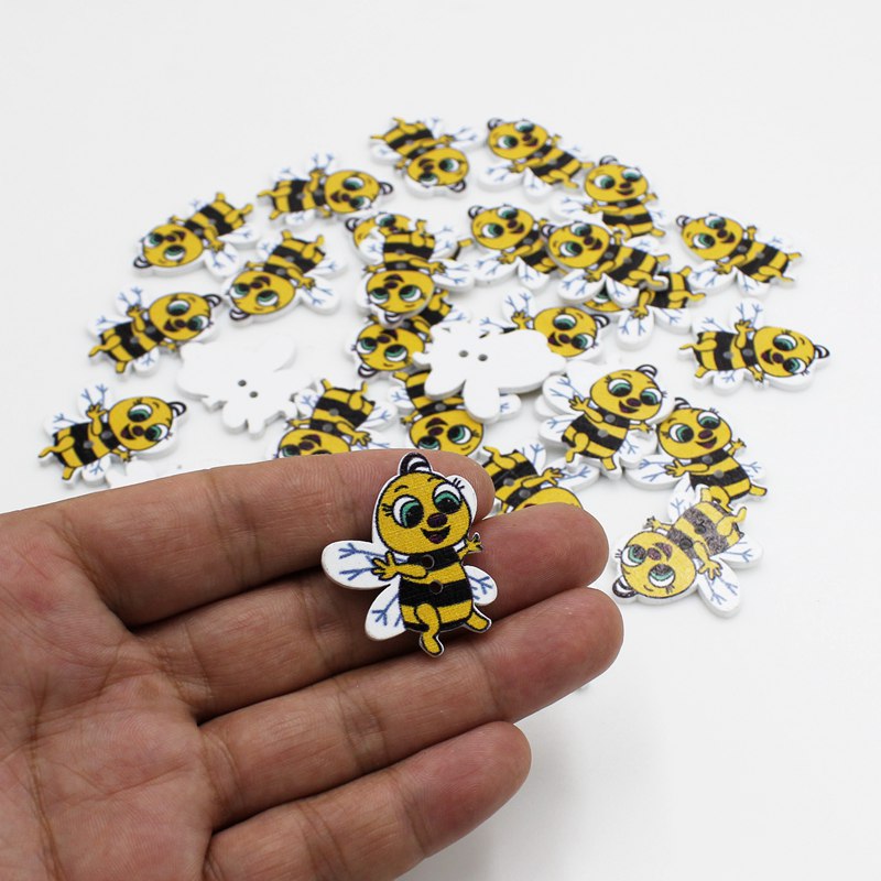 50Pcs New Mixed Cartoon button - مراجعة Baby X Clothing وسعره