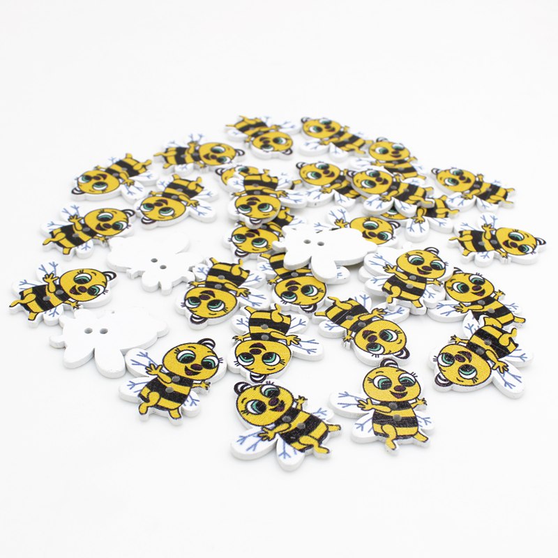 50Pcs New Mixed Cartoon button - مراجعة Baby X Clothing وسعره