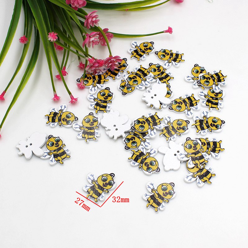 50Pcs New Mixed Cartoon button - مراجعة Baby X Clothing وسعره