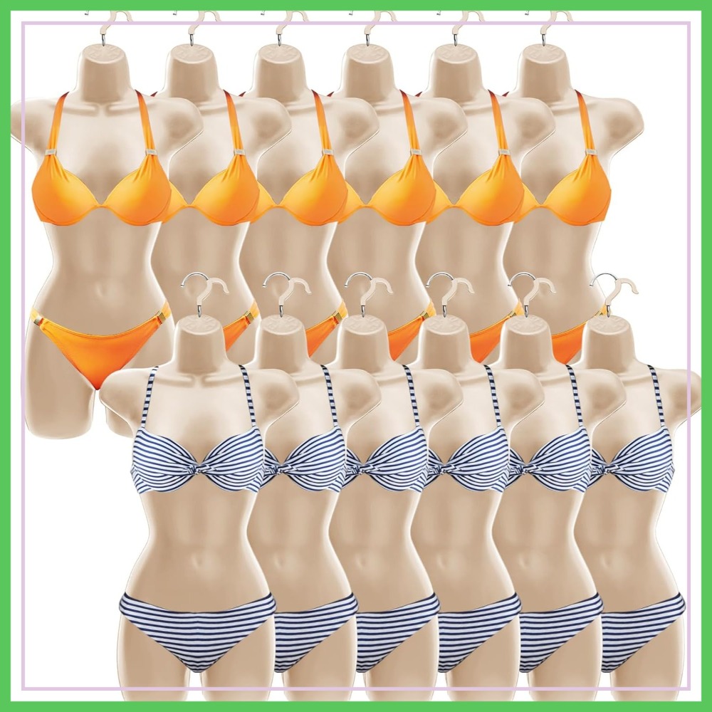12 Pcs Female Mannequin Torso  - مراجعة Baby X Clothing وسعره