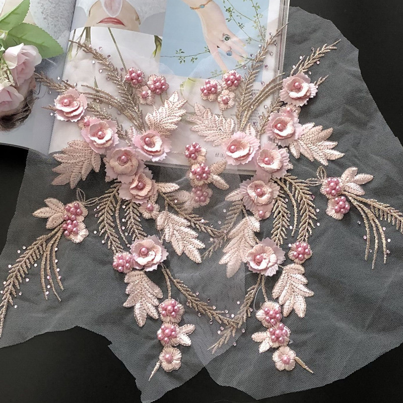 1Pcs Lace Patch Mesh Net Embro - مراجعة Baby X Clothing وسعره
