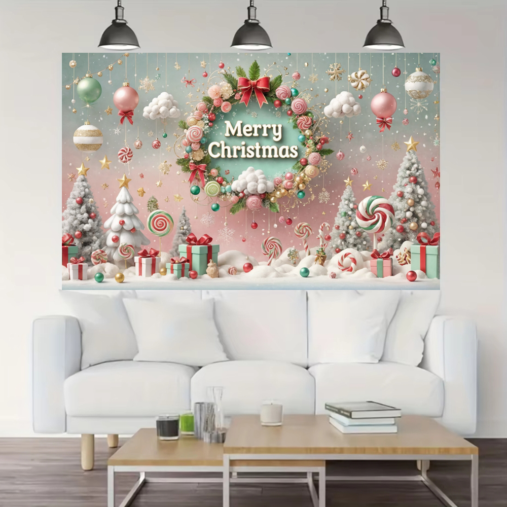 Merry Christmas Banner Holiday - مراجعة Baby Zebra Clothing وسعره