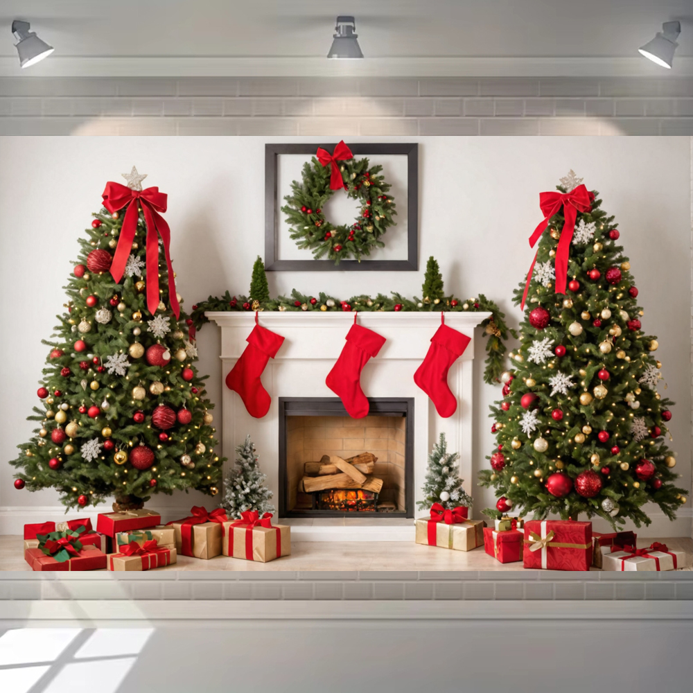 Merry Christmas Banner Holiday - مراجعة Baby Zebra Clothing وسعره