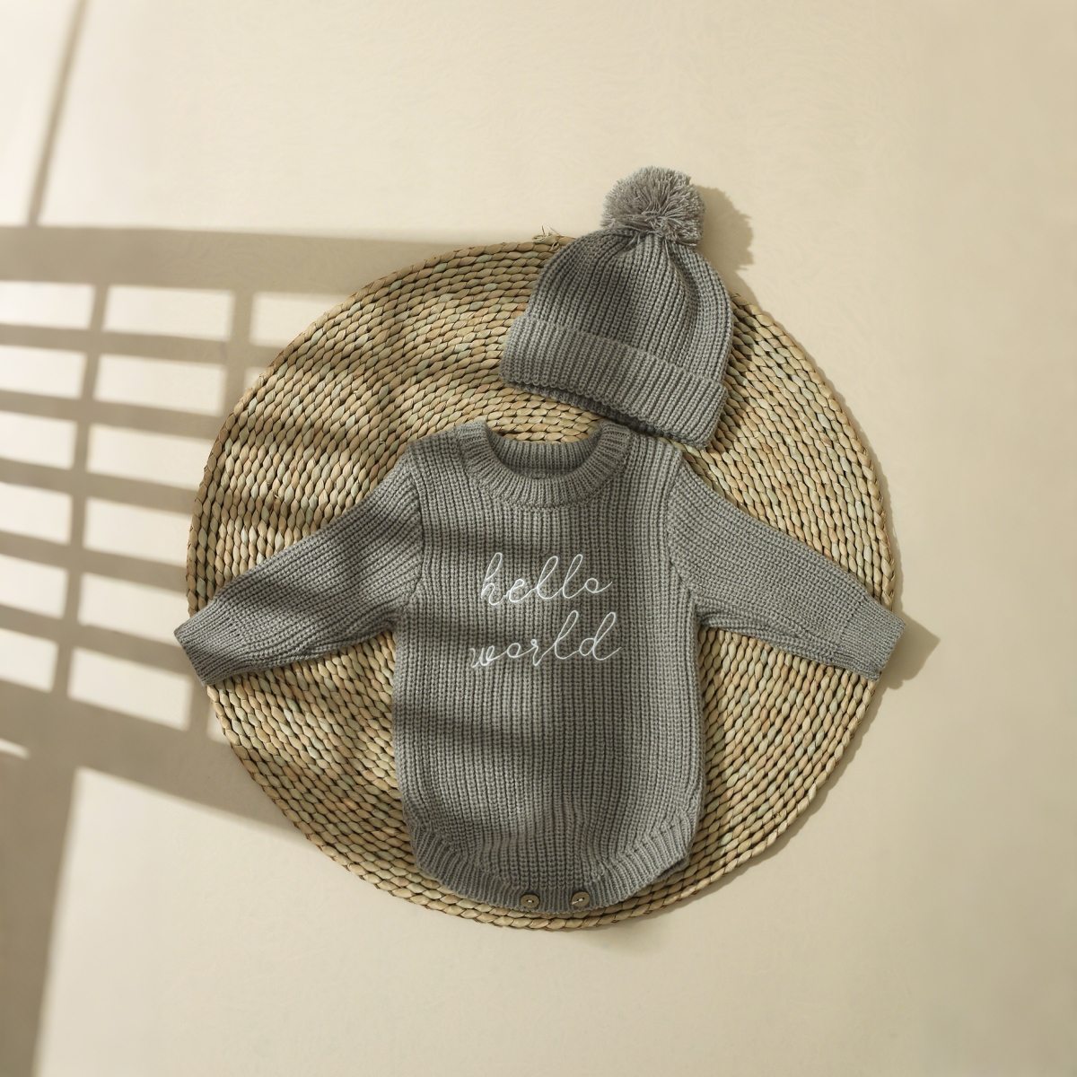 Ylsteed Hello World Knitting N - مراجعة Baby Clothing Sets Boy وسعره