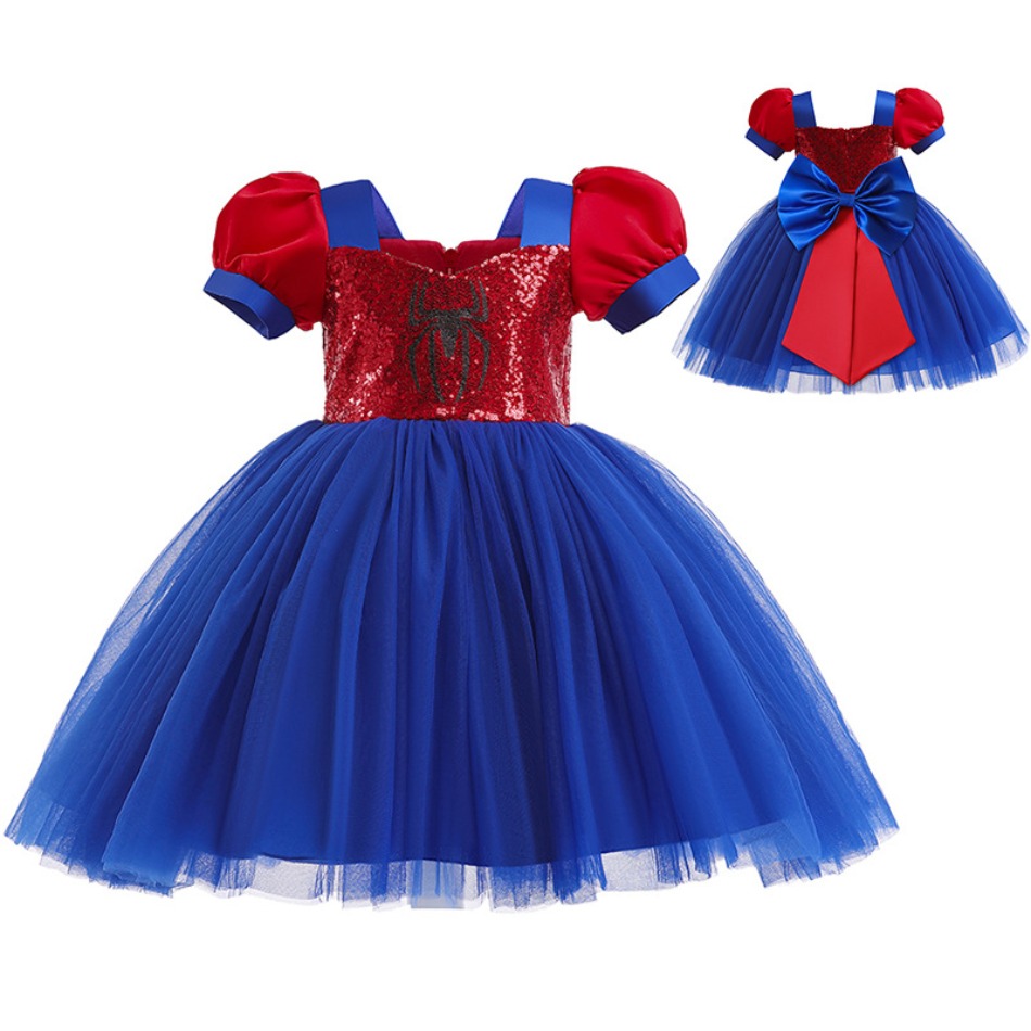 Baby Girls Spider Print Party  - مراجعة Baby Clothing Dresser وسعره