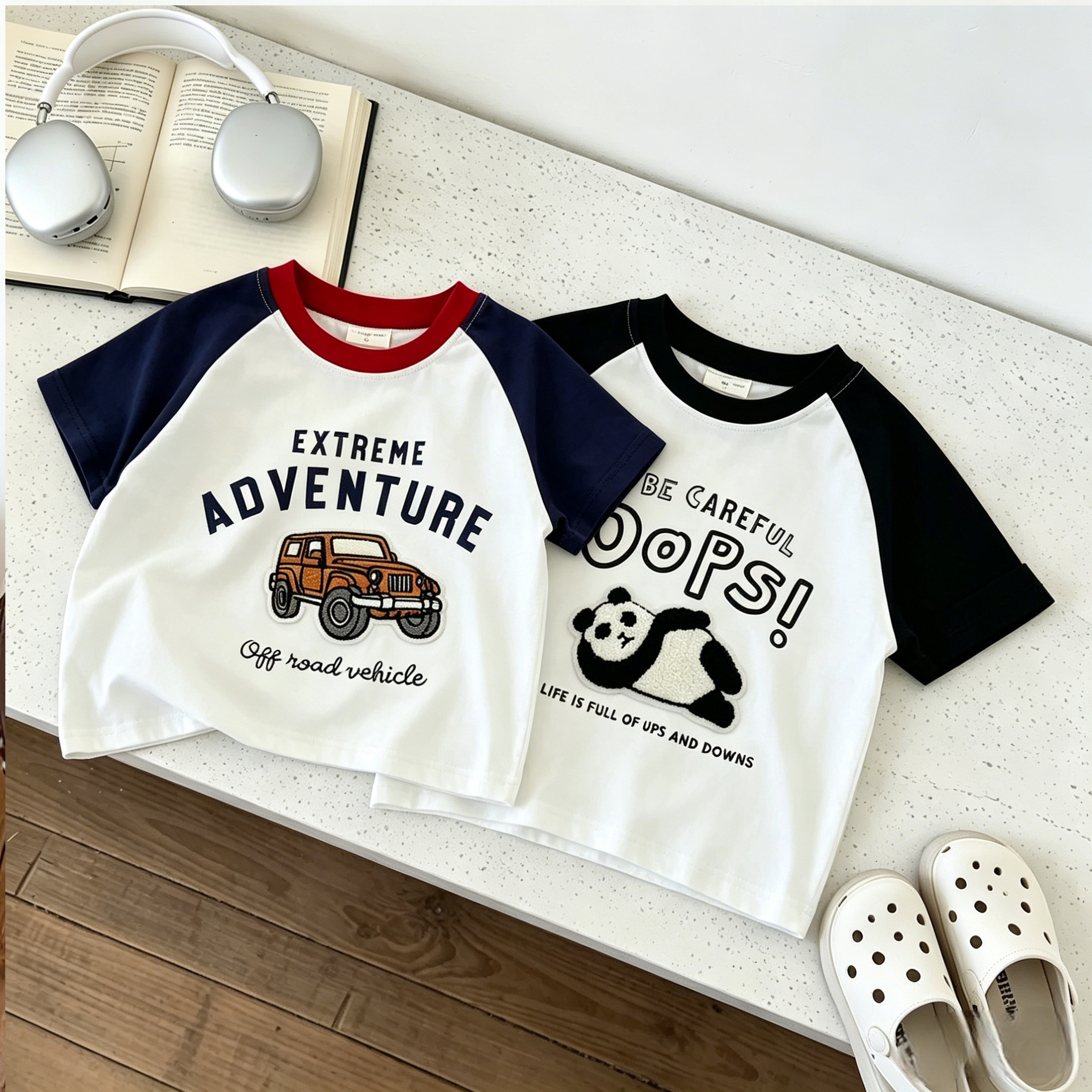 Toddler Hamburger Pattern T Sh - مراجعة Baby Clothing Knitting Patterns وسعره