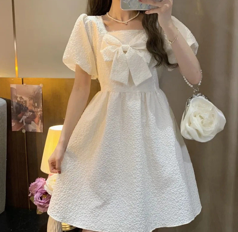 Casual Puff Sleeve Fairy Dress - مراجعة Baby X Clothing وسعره