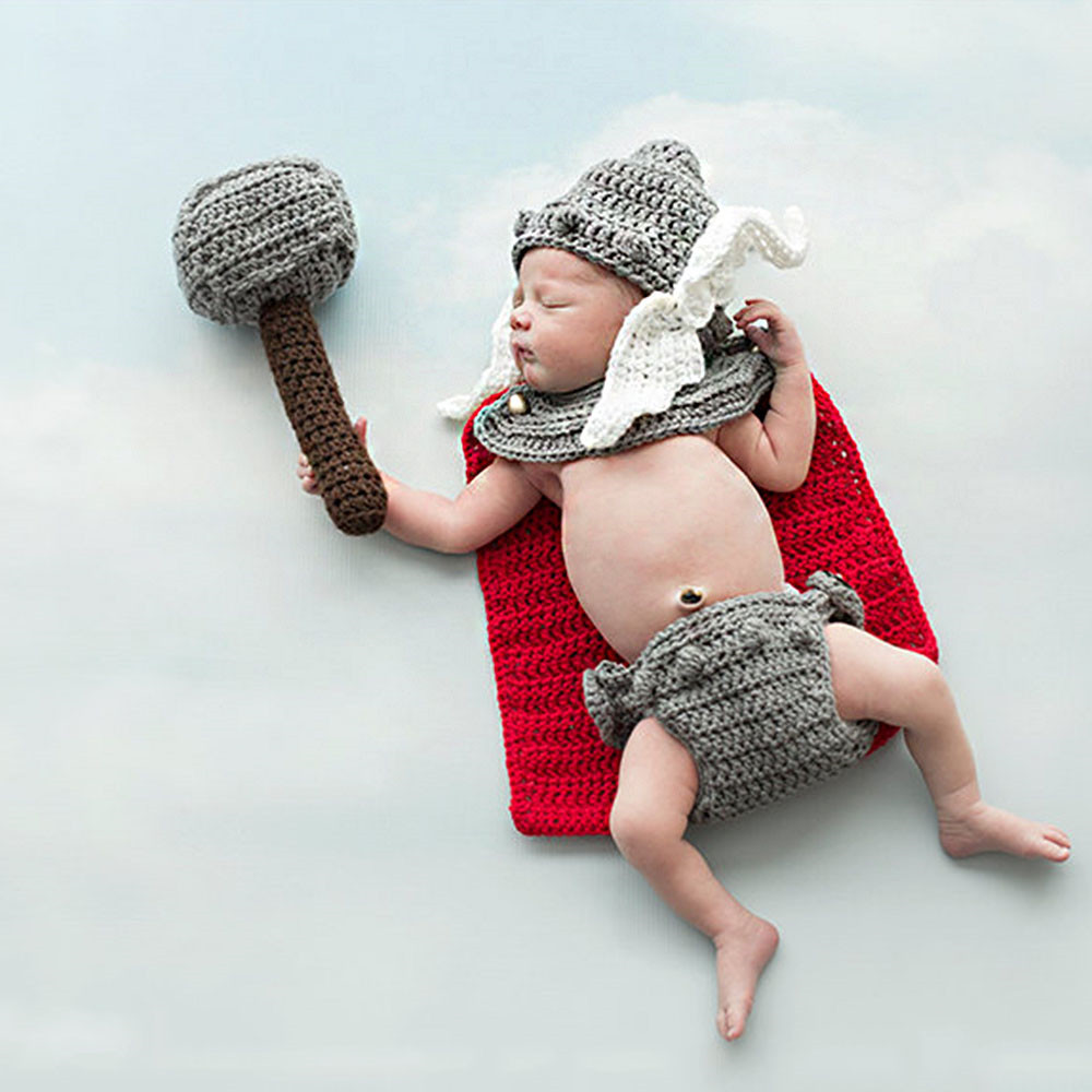 Newborn Photography Props Thor - مراجعة Baby Clothing Sets Boy وسعره